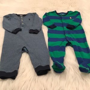 Two Ralph Lauren Infant/Toddler One-Piece